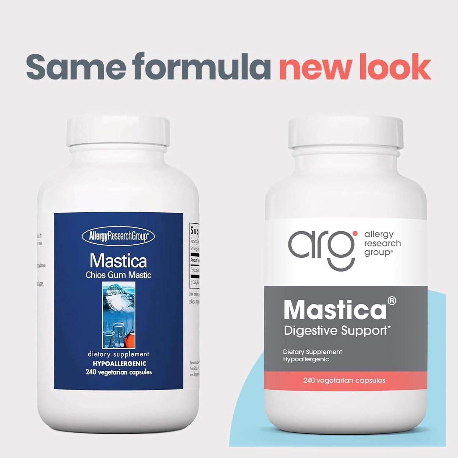 Cápsulas de Goma Mástica Arg - Suplemento Digestivo 240 Unidades