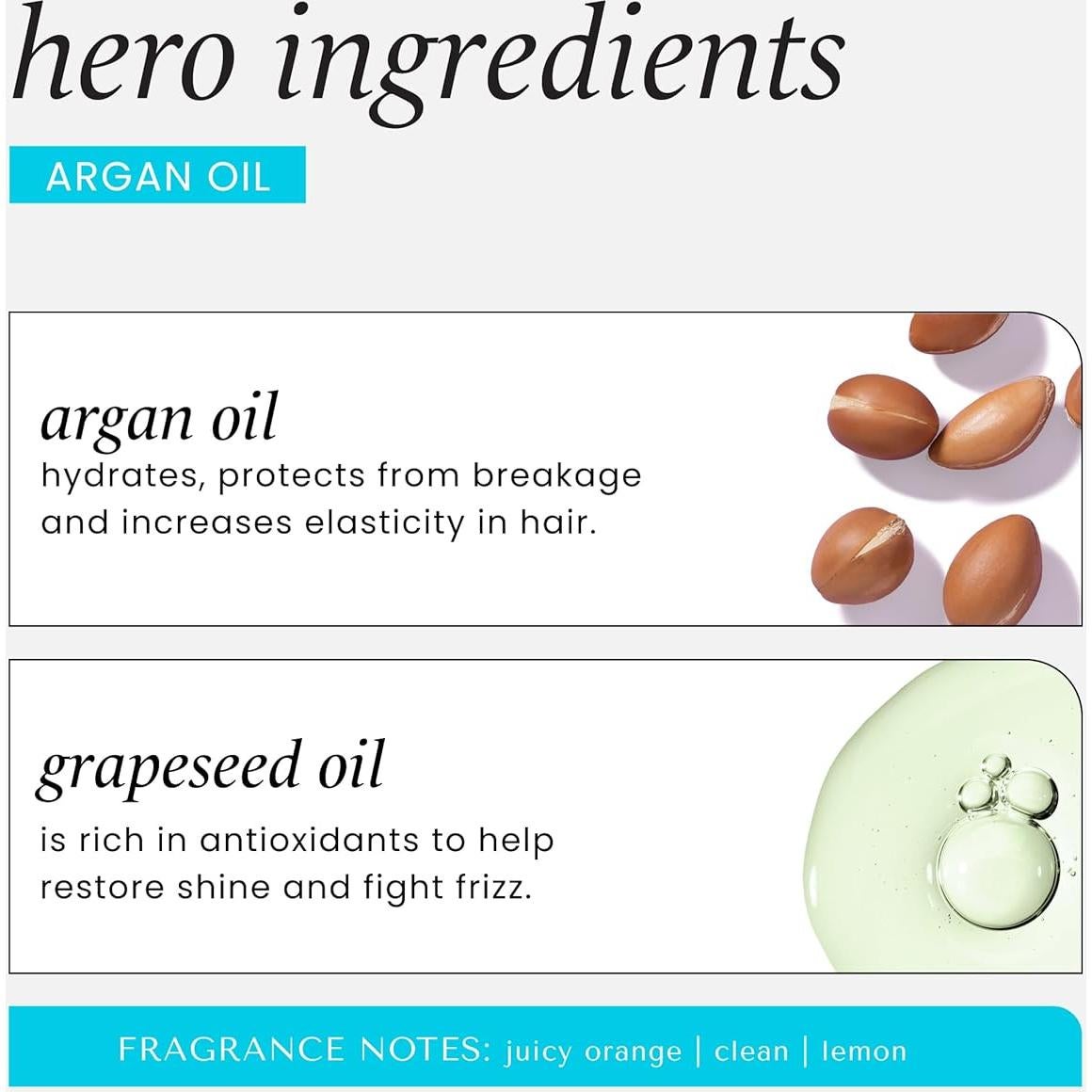 Aceite Capilar Reparador HASK Argan 3x71.5ml Vegano Sin Sulfatos