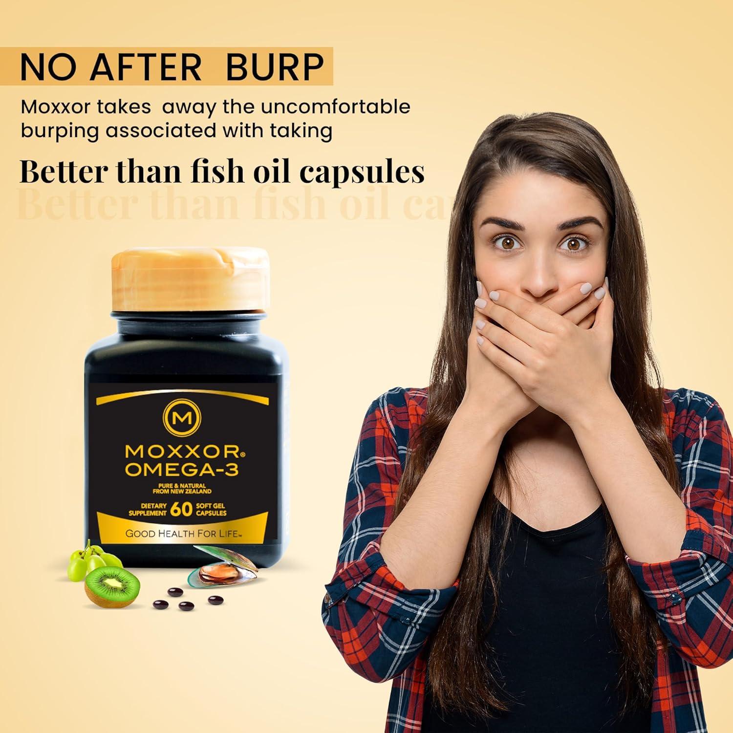 Cápsulas Omega 3 Moxxor de Mejillón de Labio Verde 600 Unidades