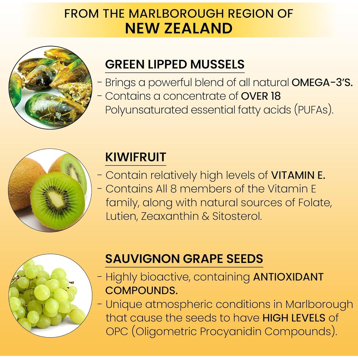 Cápsulas Omega 3 Moxxor de Mejillón de Labio Verde 600 Unidades