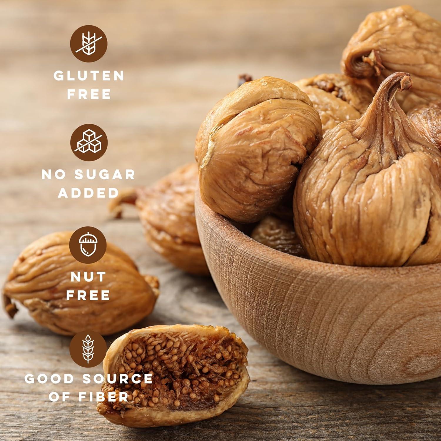 Higos Secos Smyrna Orgánicos Biomey 1.13 kg - Sin Azúcar Añadido