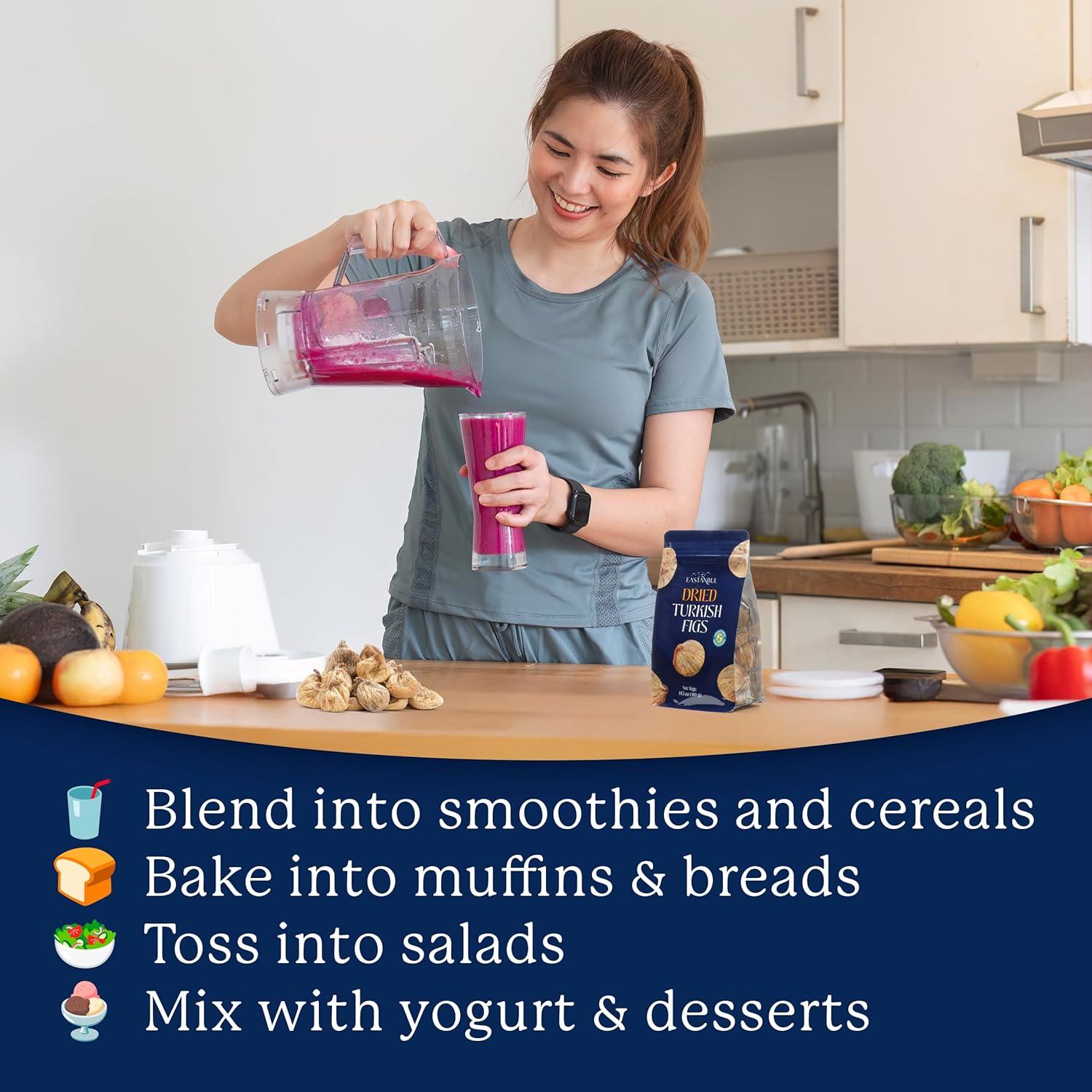 Higos Secos Turcos Eastanbul 410g Sin Azúcar Añadido