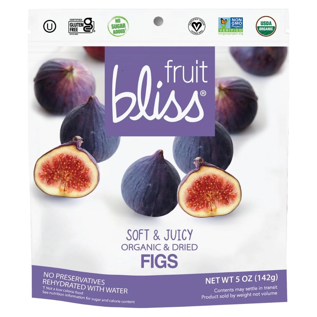 Higos Turcos Orgánicos Fruit Bliss 6 Paquetes 850g Snacks Saludables