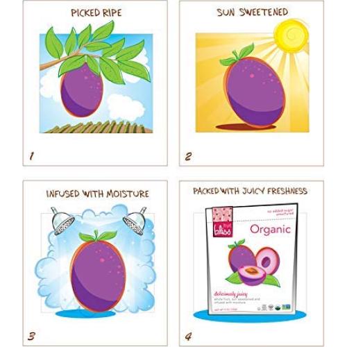 Higos Turcos Orgánicos Fruit Bliss 6 Paquetes 850g Snacks Saludables