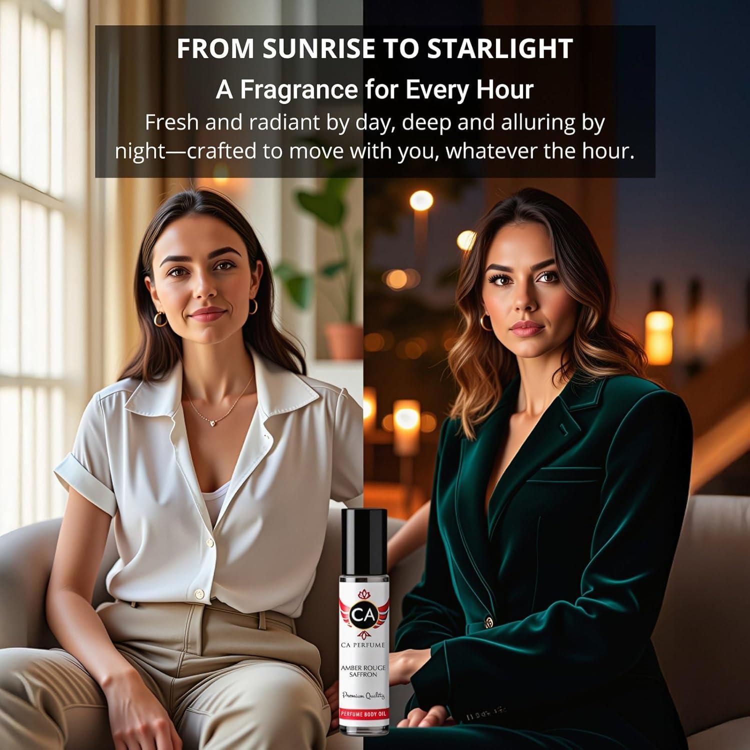 Aceite de Perfume CA Impresión de Retrato Floral Ámbar 4ml