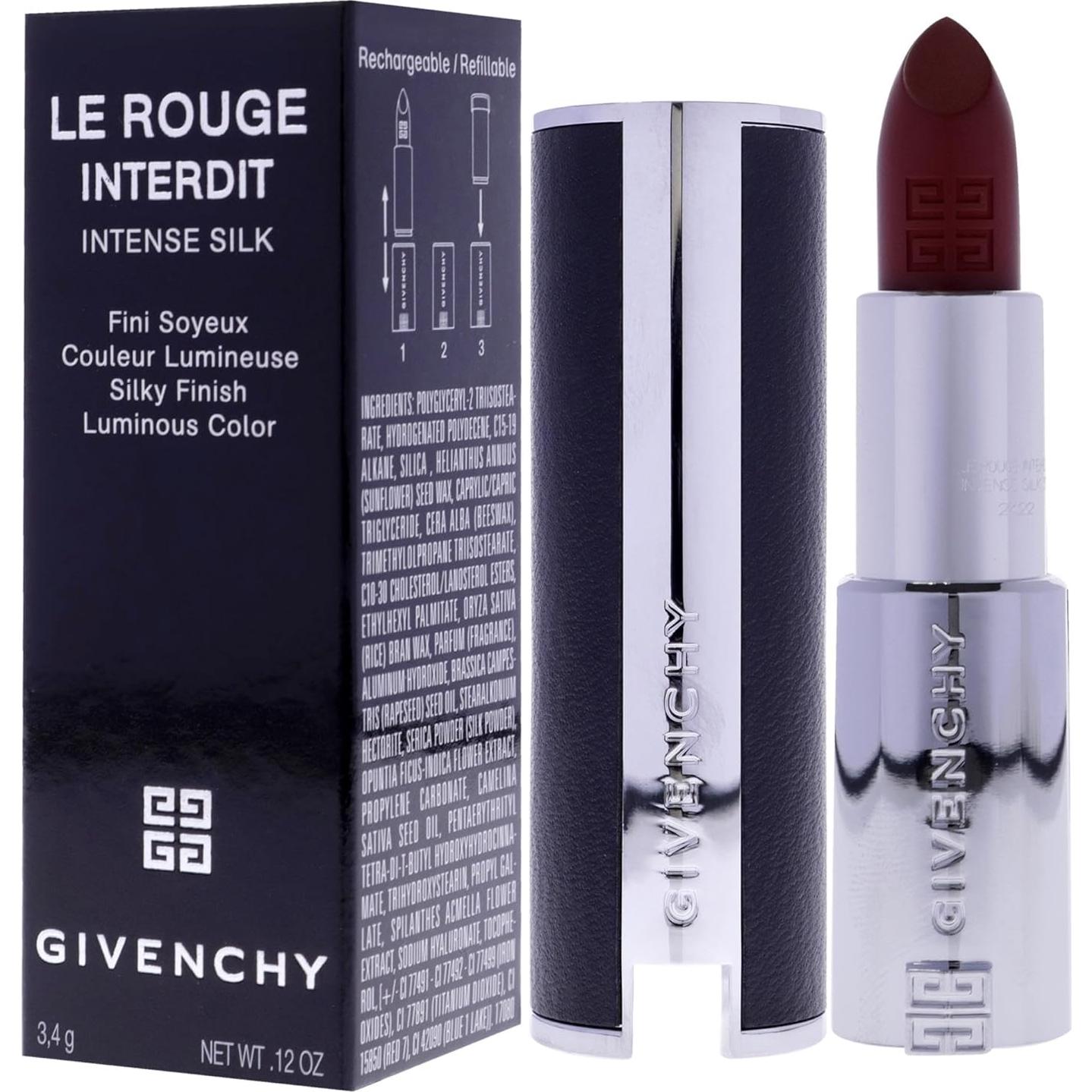 Labial Givenchy Le Rouge Interdit Intense N37 Rouge Graine 3.11g