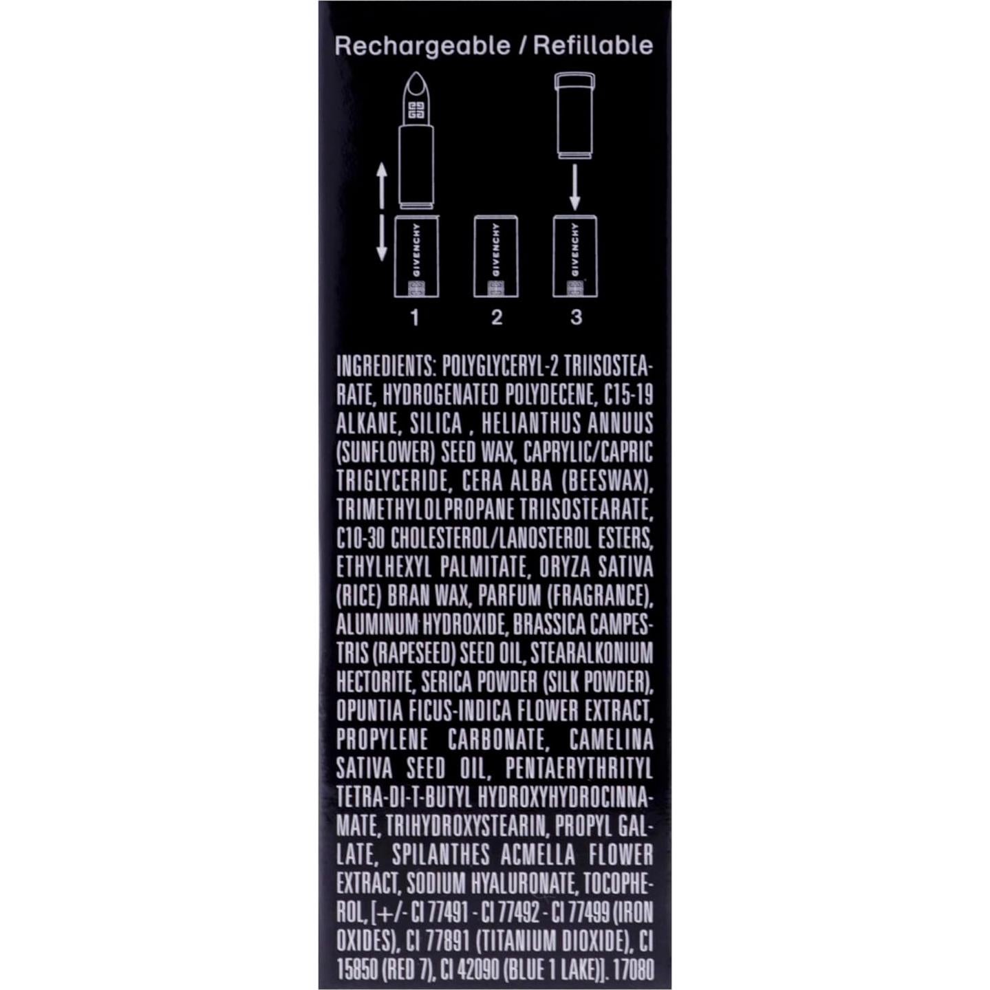 Labial Givenchy Le Rouge Interdit Intense N37 Rouge Graine 3.11g