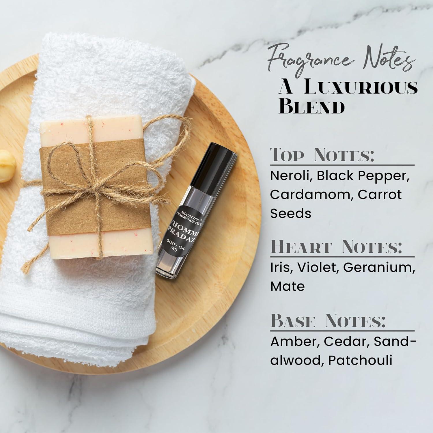 Aceite Corporal de Fragancia MoBetter L'Homme 11.4x4x3.7cm