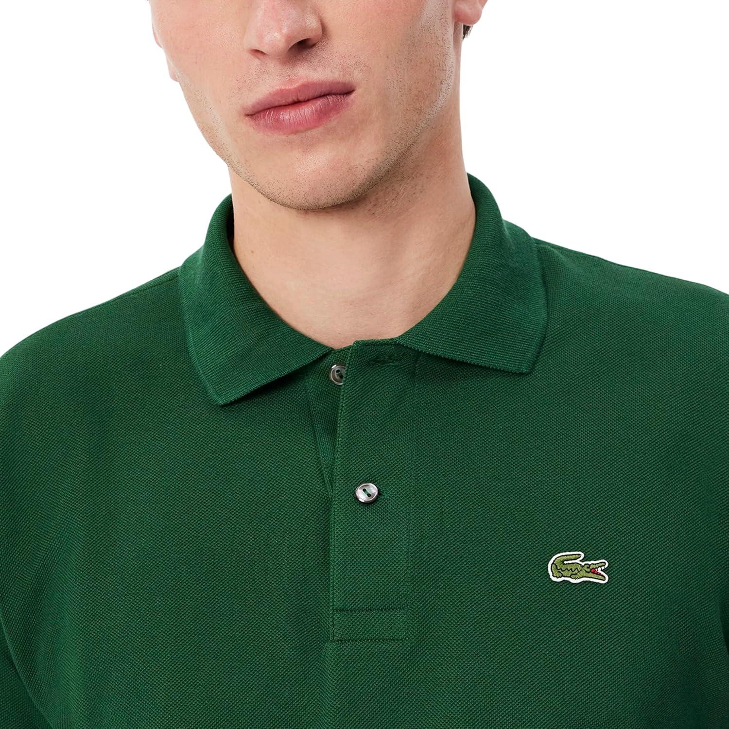 Polo de Piqué de Algodón Lacoste Hombre Verde Talla Pequeña