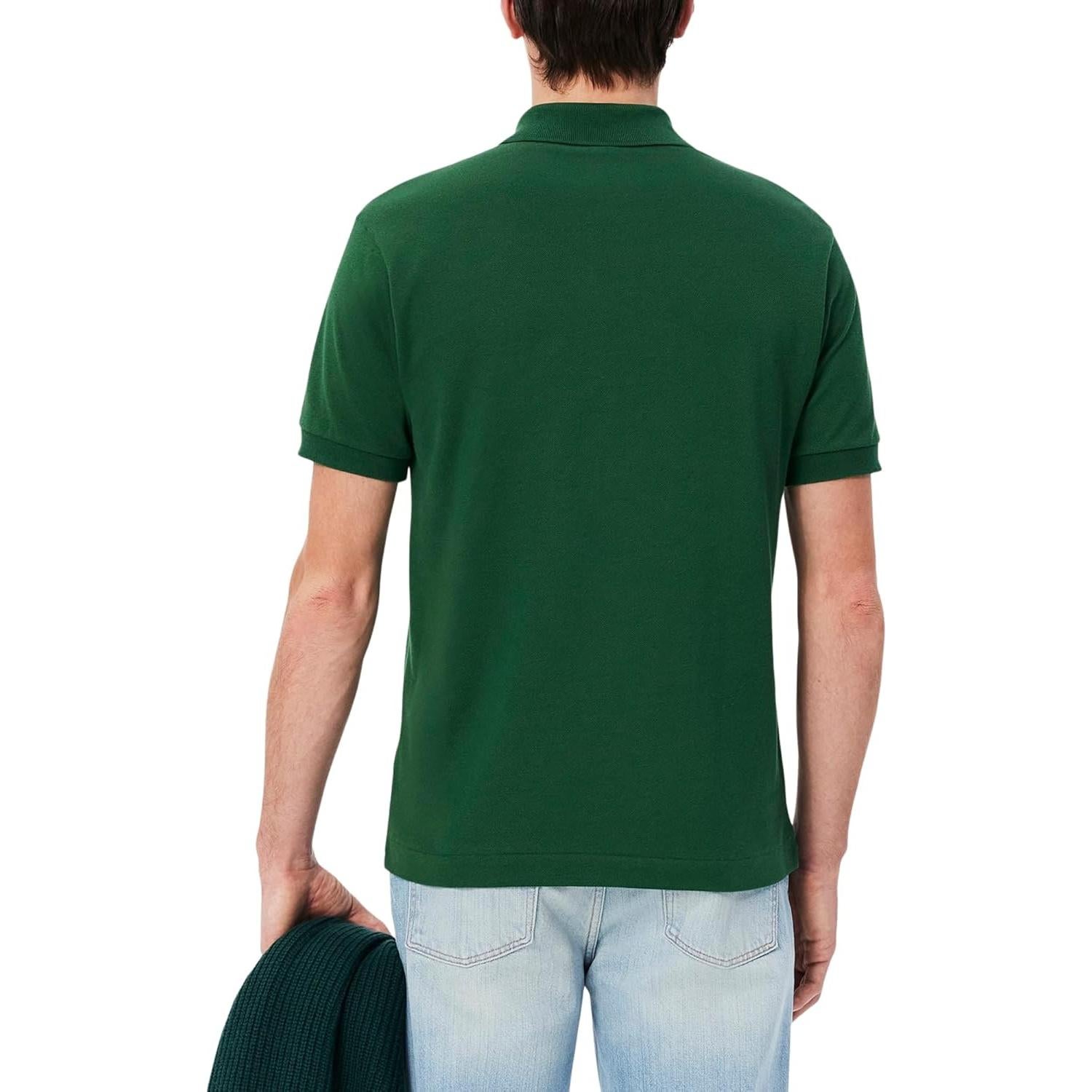 Polo de Piqué de Algodón Lacoste Hombre Verde Talla Pequeña