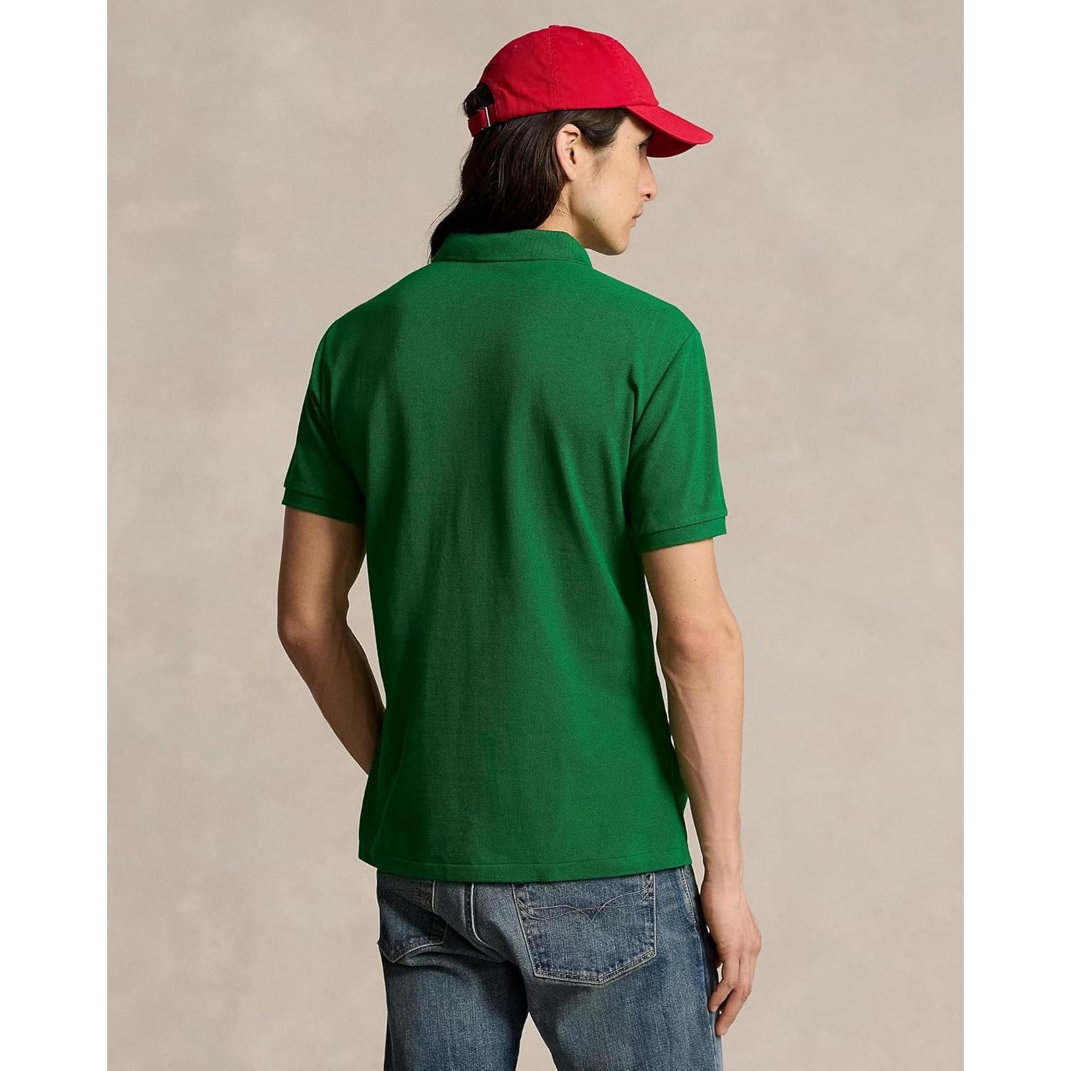 Camisa Polo de Malla Ralph Lauren Hombre Oso Verde X-Large