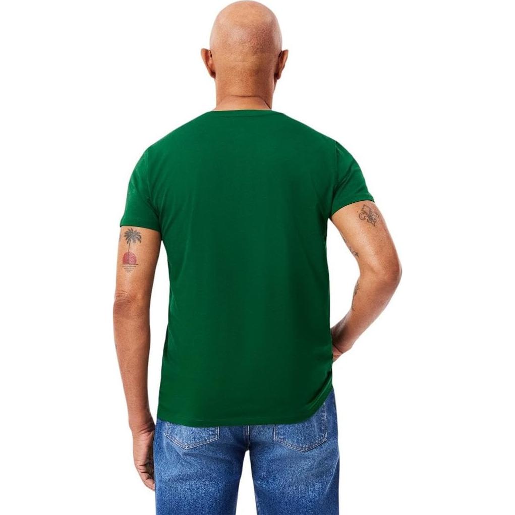 Camiseta de Algodón Pima Lacoste Hombre 3X Grande Verde
