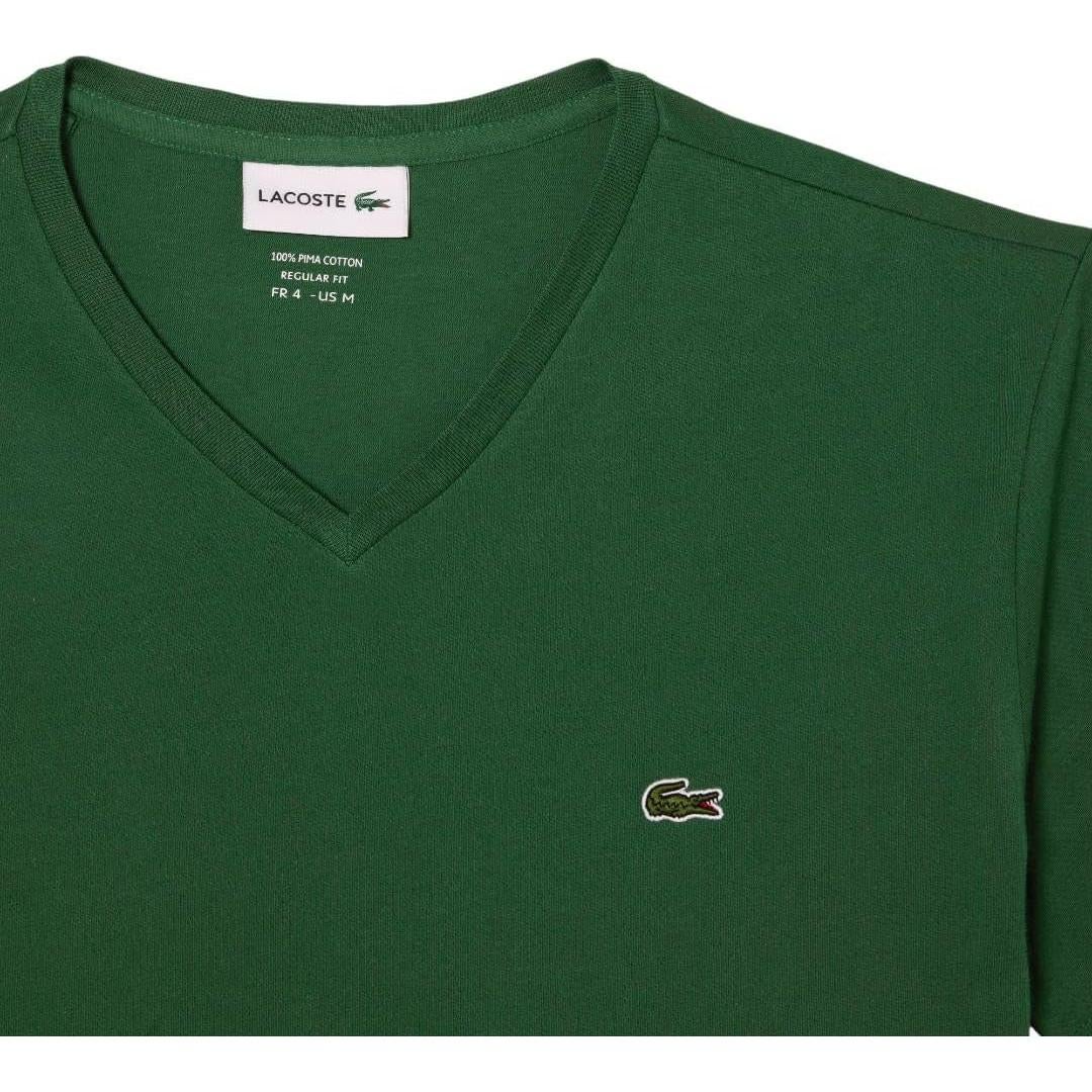 Camiseta de Algodón Pima Lacoste Hombre 3X Grande Verde