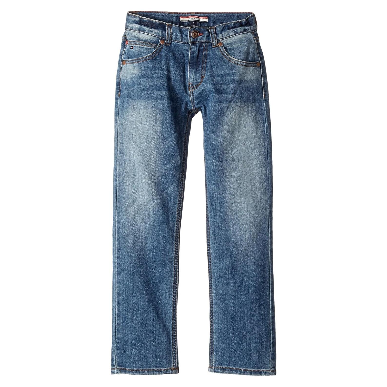 Jean Tommy Hilfiger Niños 5-Bolsillos Azul Piedra T.16