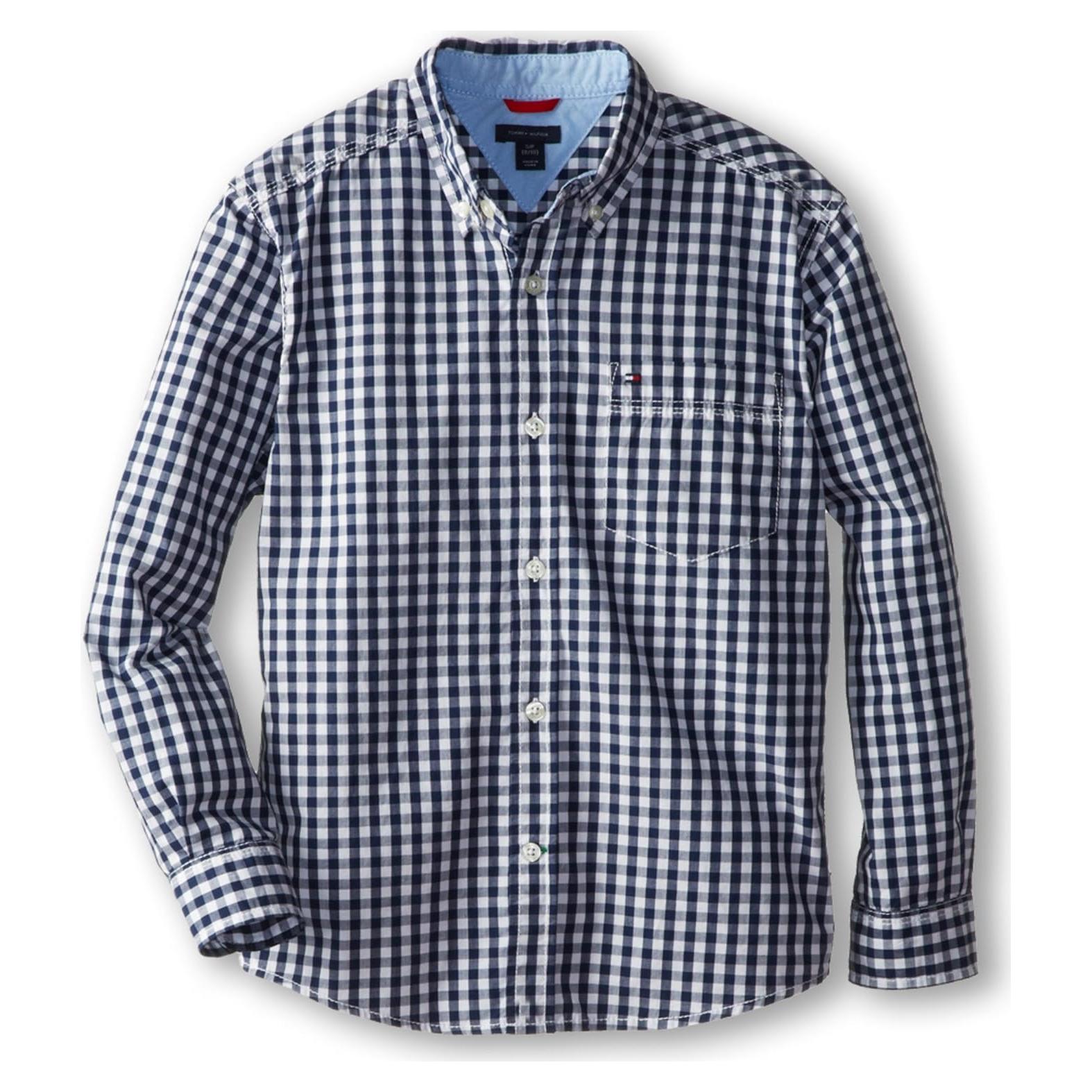 Camisa de Botón de Manga Larga Tommy Hilfiger para Niños 8-10