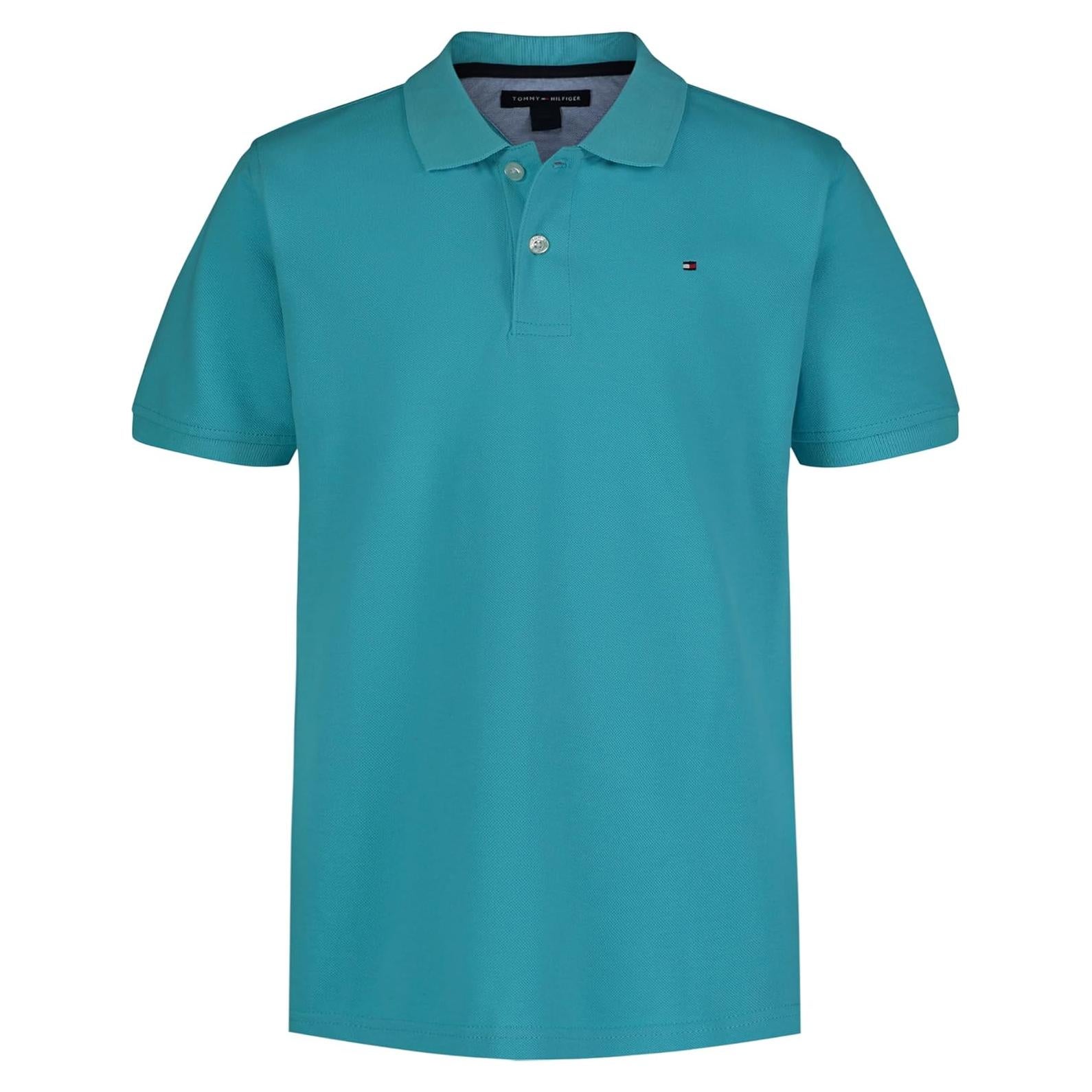 Camisa Polo de Pique para Niños Tommy Hilfiger Azul 14-16