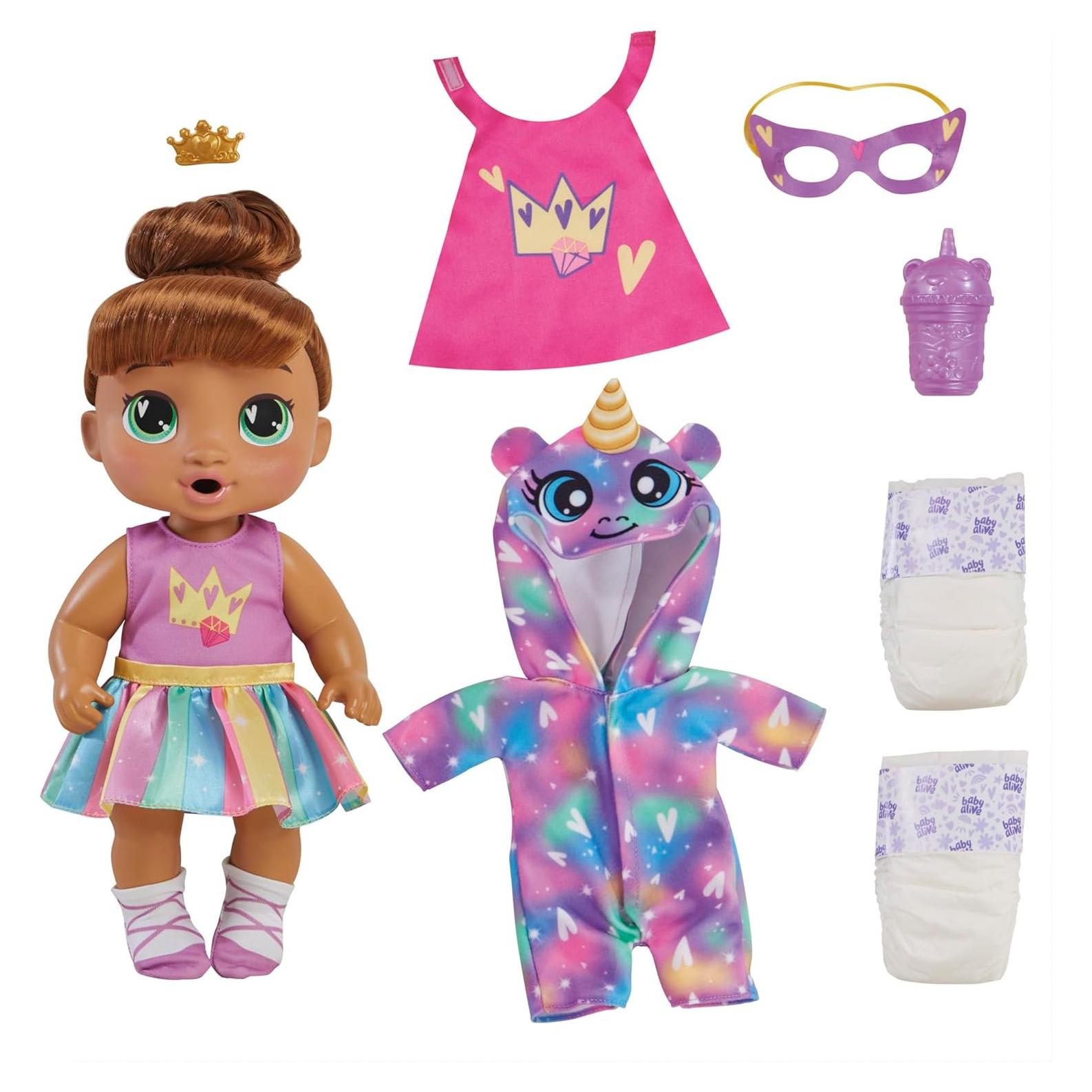 Muñeca Baby Alive Super BFF Sophia Sparkle 28 cm con accesorios