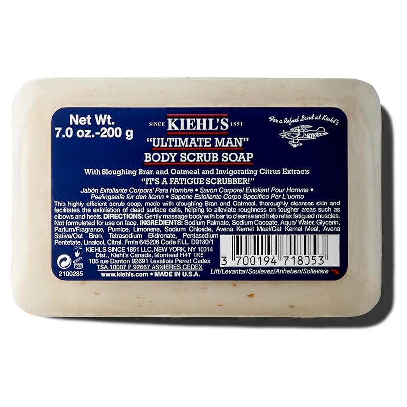 Jabón Exfoliante Kiehl's Ultimate Man 198 g - Gel de Ducha