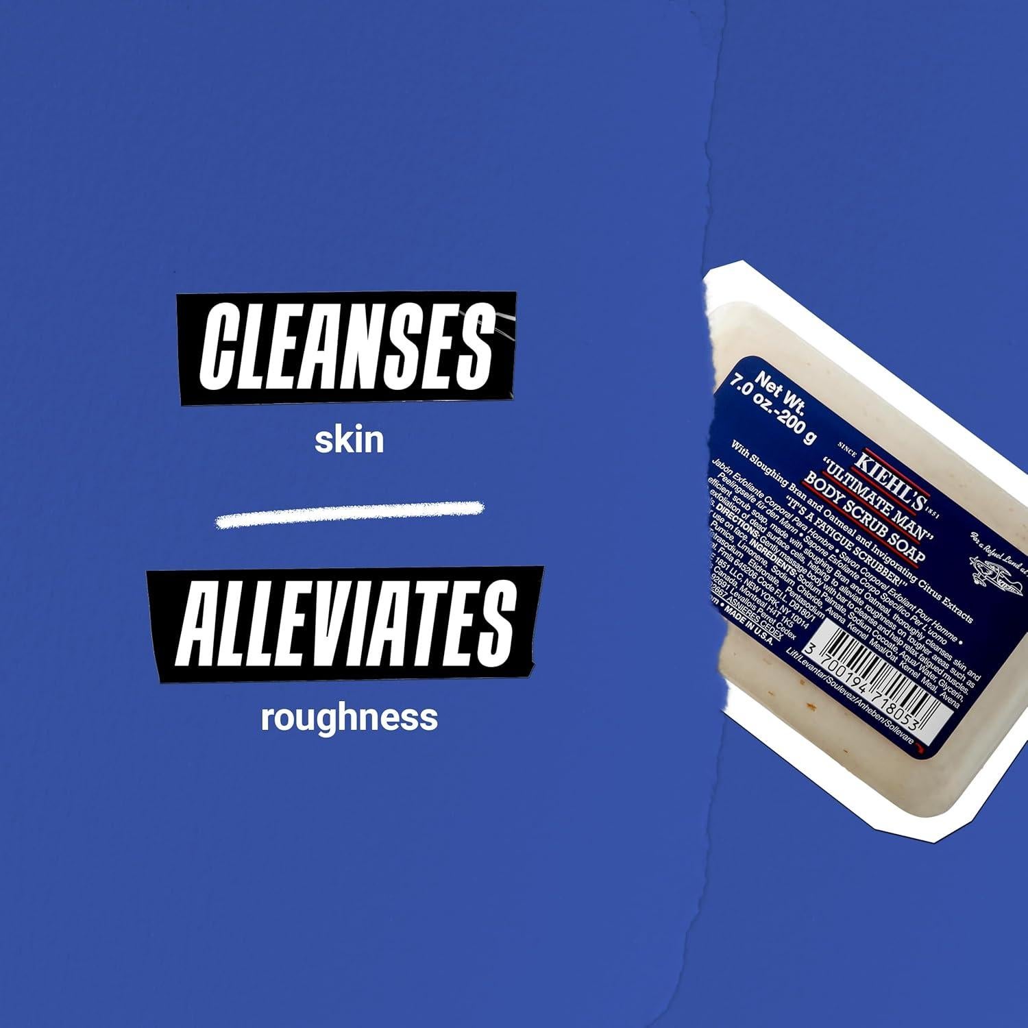 Jabón Exfoliante Kiehl's Ultimate Man 198 g - Gel de Ducha