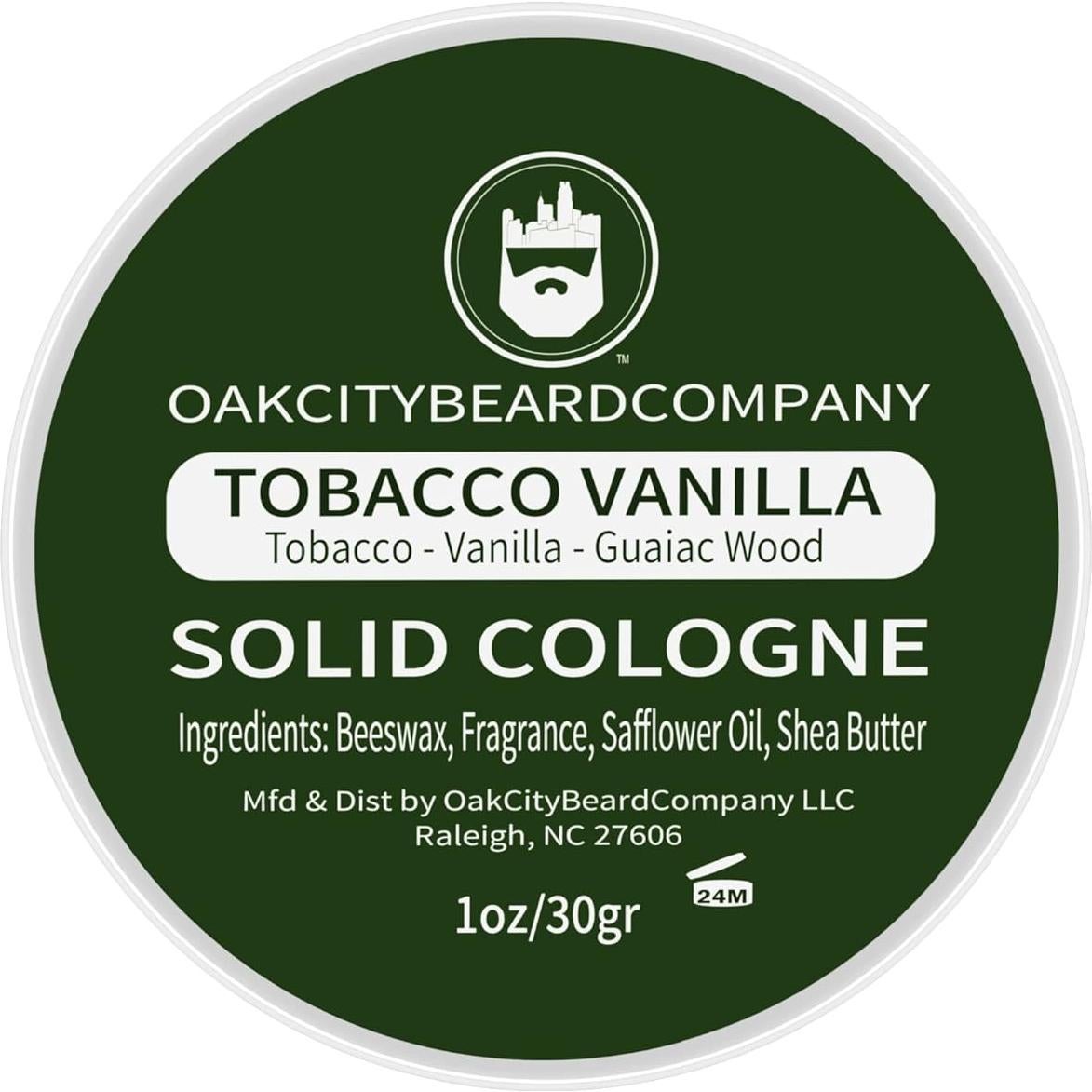 Colonia Sólida Vainilla de Tabaco Oak City - 30g