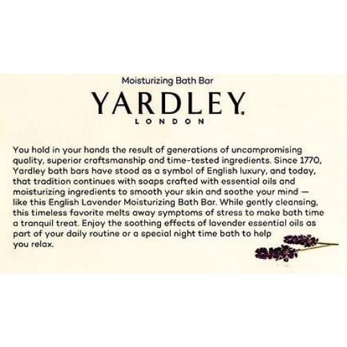 Jabón de Lavanda Inglesa Yardley London 120g x12 - Hidratante