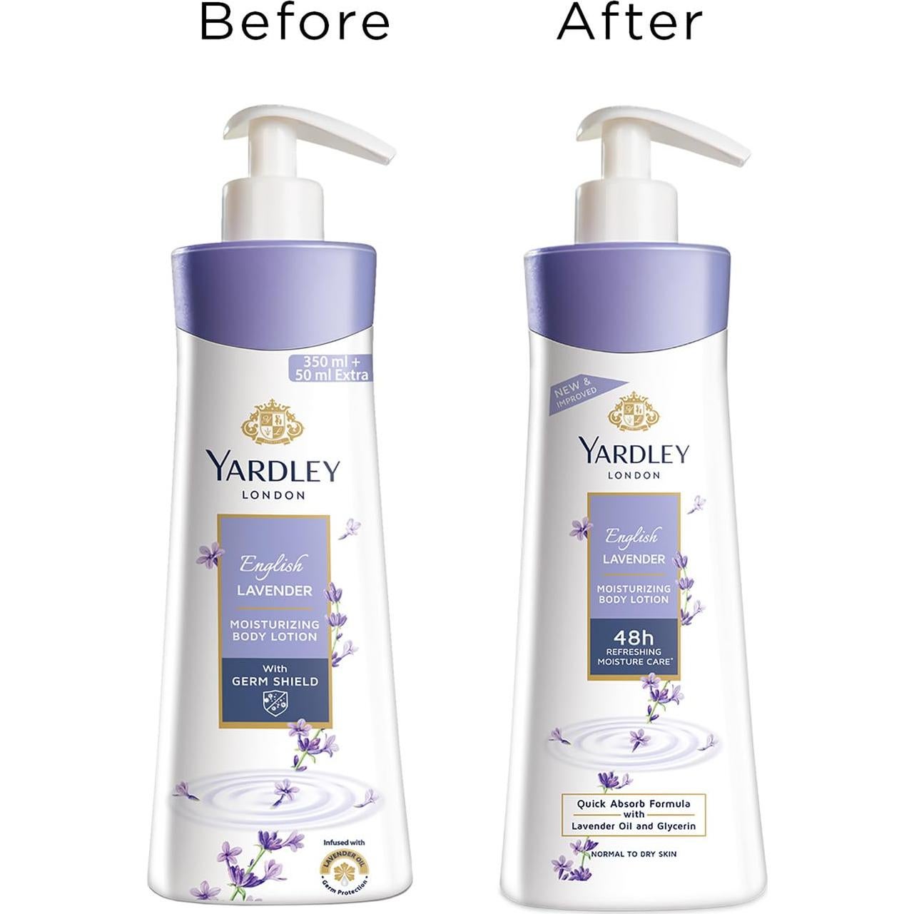 Loción de Manos y Cuerpo Yardley London Lavanda 400ml