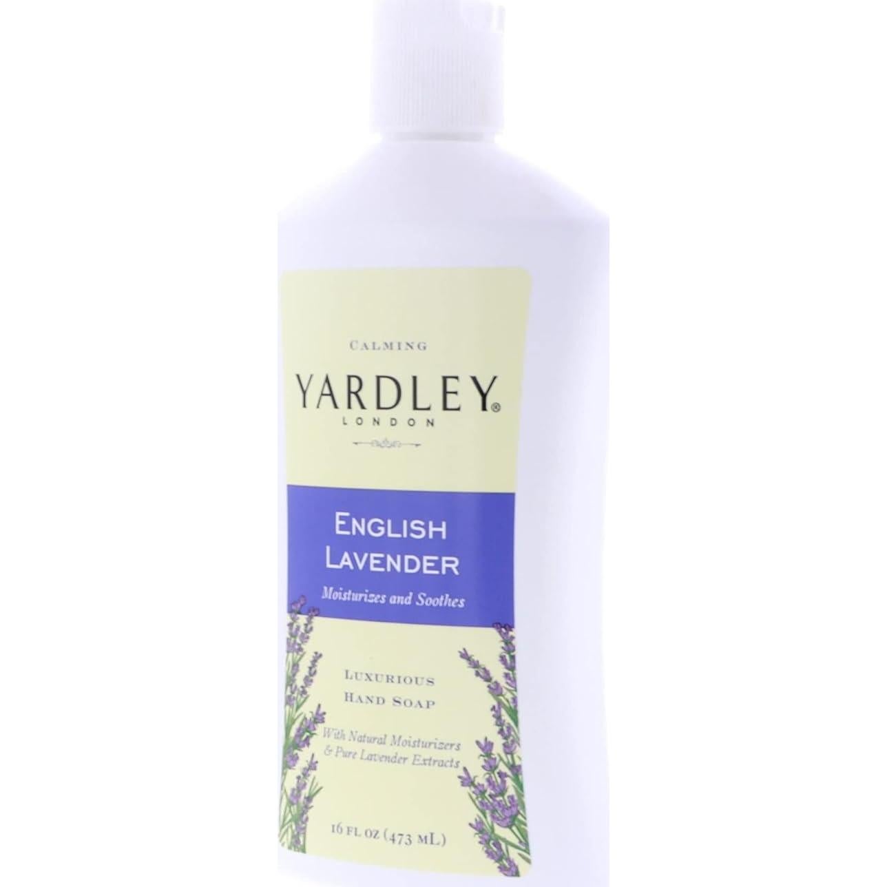 Jabón de Manos Lujo Yardley London Lavanda Inglesa 473ml - Paquete de 6