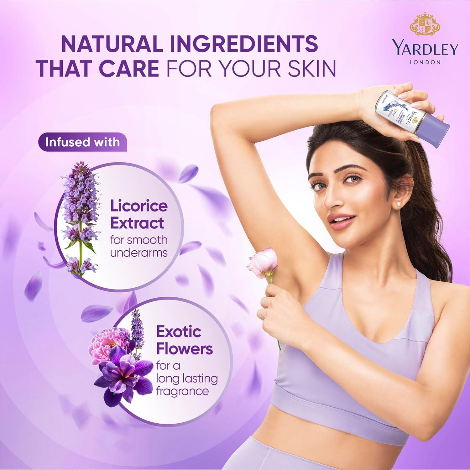 Desodorante Roll-On Yardley London Lavanda 48 g