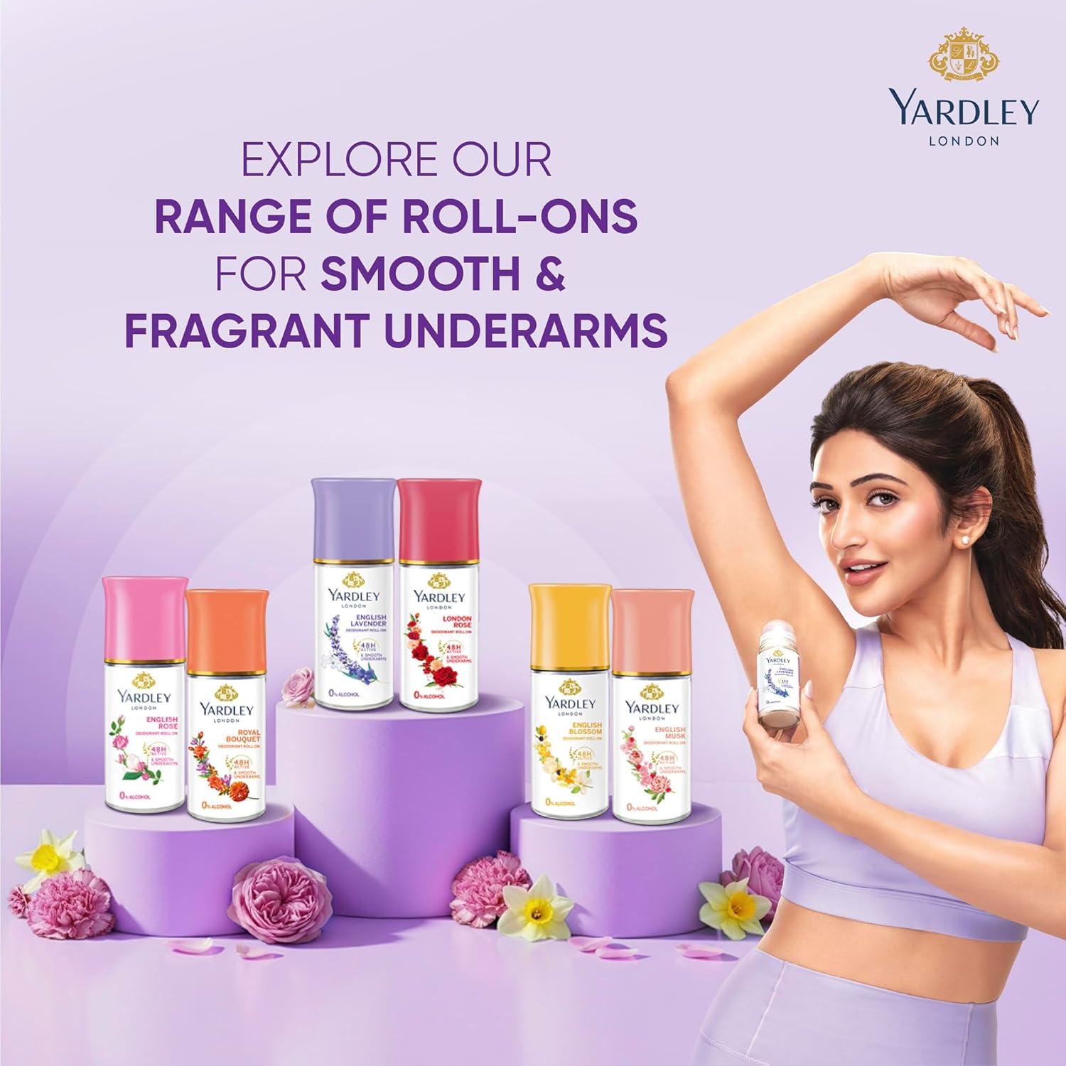 Desodorante Roll-On Yardley London Lavanda 48 g