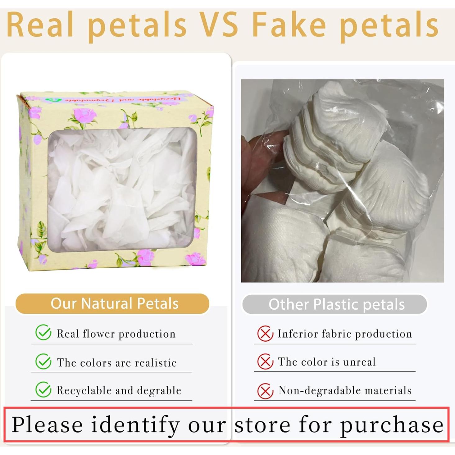 Pétalos de Rosa Blanca Marfil Secos Eslibin 45 g Decoración