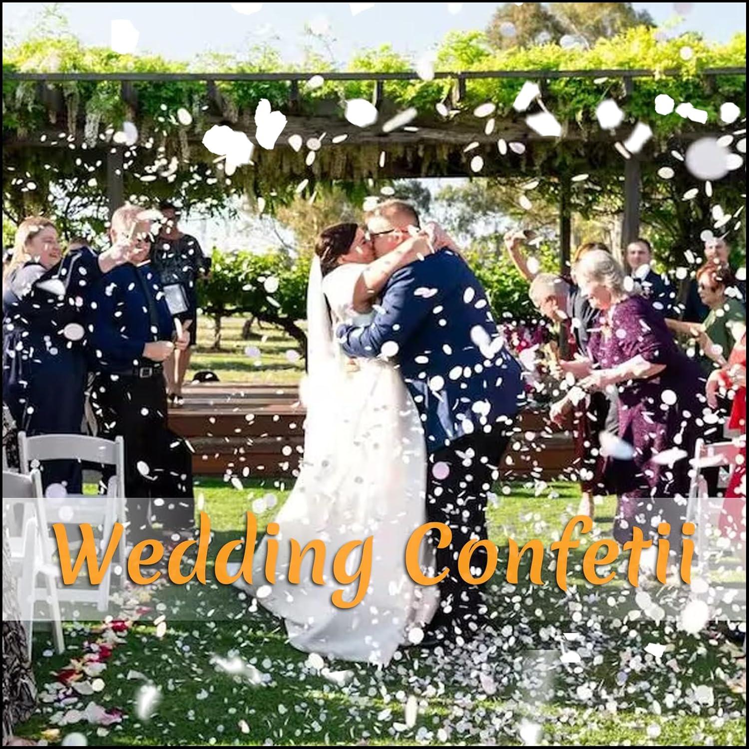 300 Pétalos de Rosa Blanca Real Eslibin para Bodas 80g