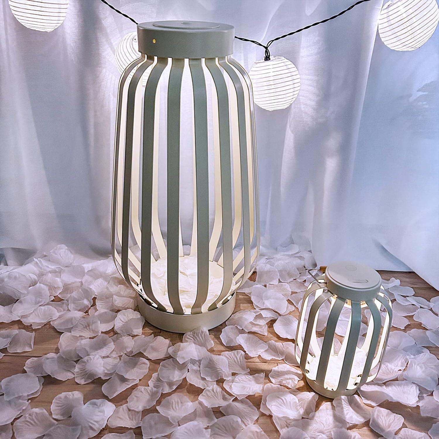 Pétalos de Rosa de Seda Blanca Winlyn - 3000 Pcs Decoración Boda