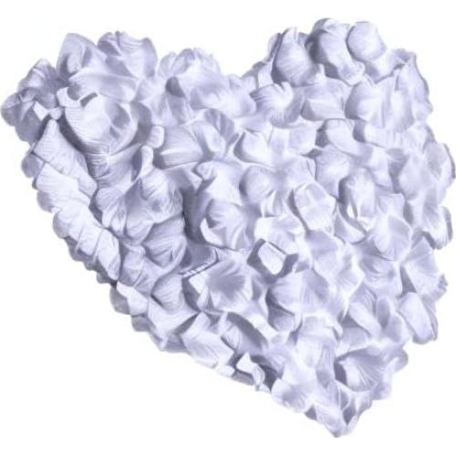 Pétalos de Rosa de Seda Blanca Winlyn - 3000 Pcs Decoración Boda