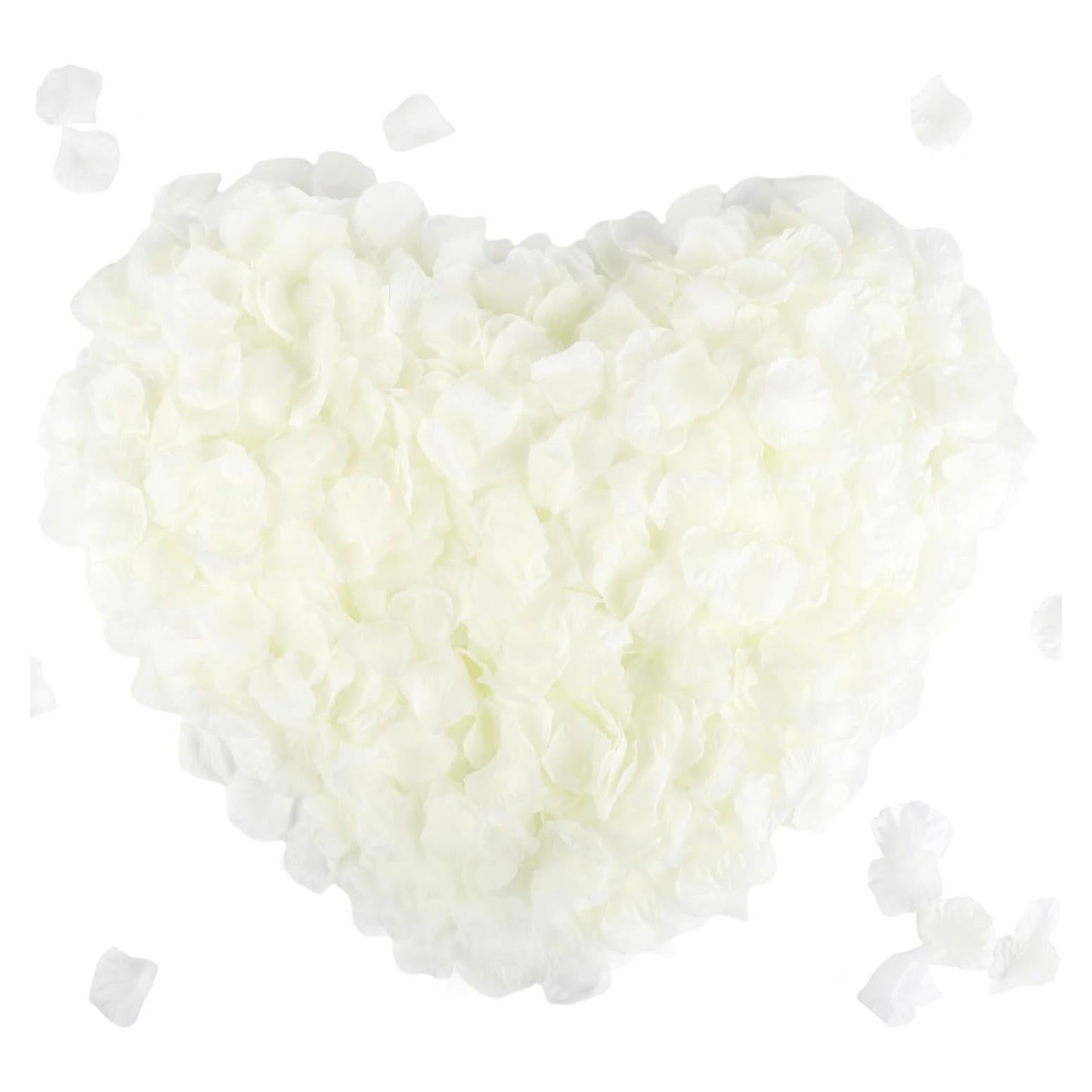 Pétalos de Rosa de Seda CODE FLORIST 2200 Pcs Marfil