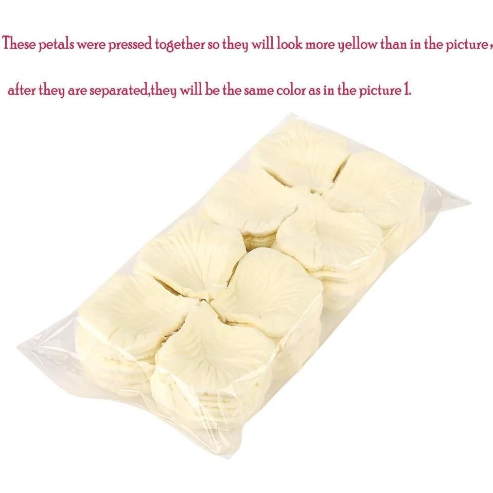 Pétalos de Rosa de Seda CODE FLORIST 2200 Pcs Marfil