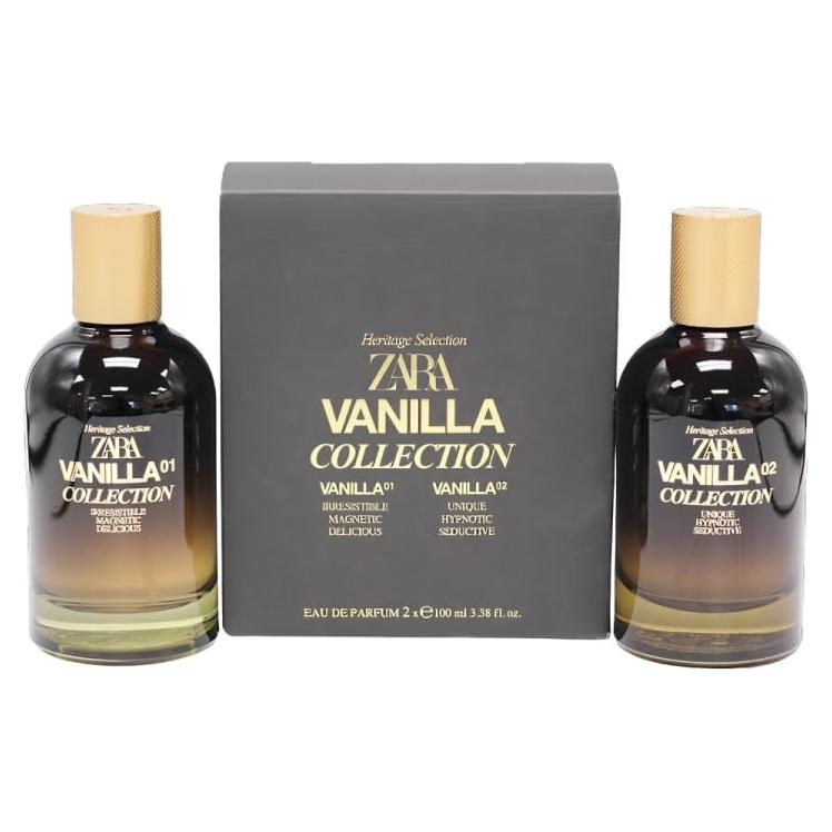 Set de Fragancias EDP Zara Vainilla 01 y 02 2x100ml