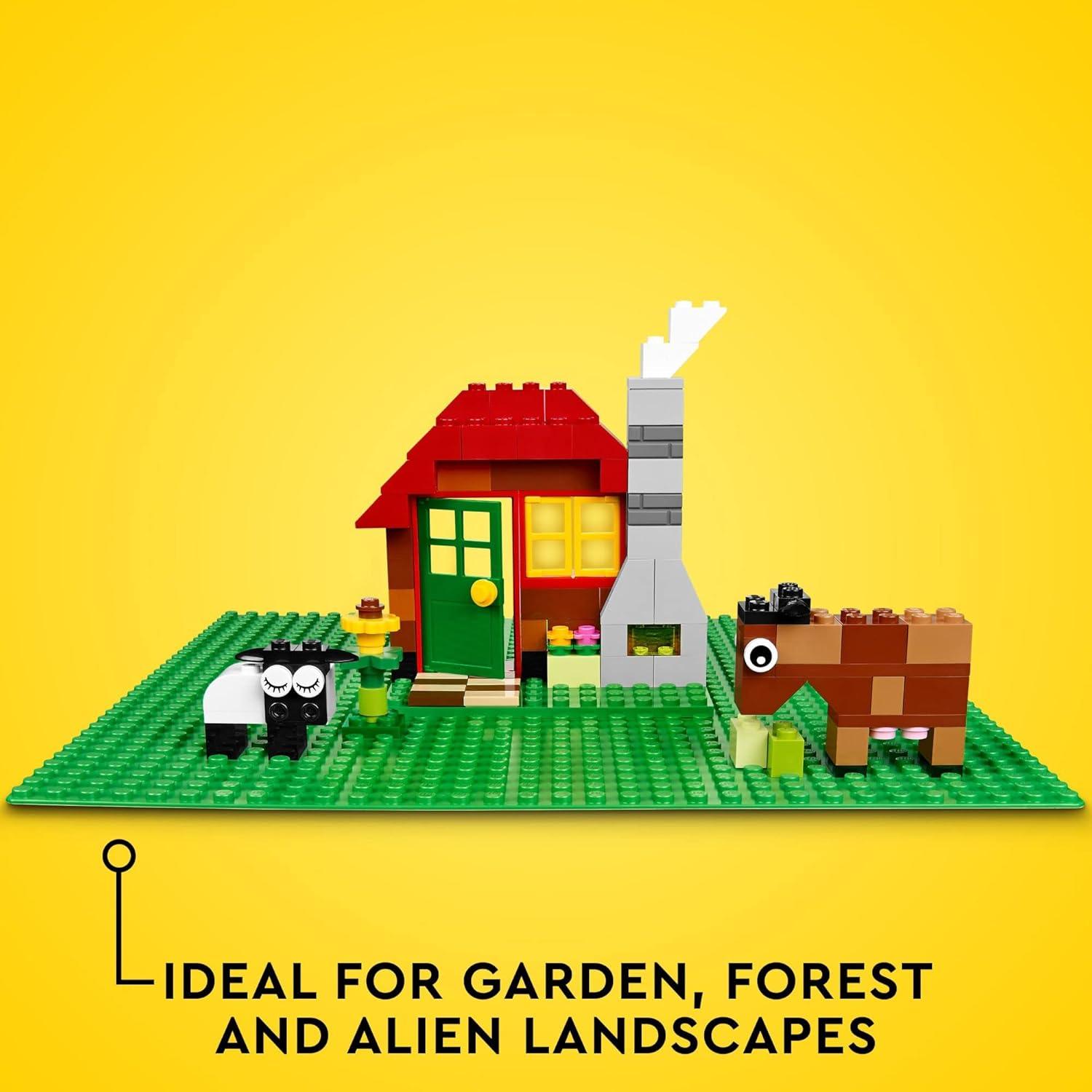 Baseplate Verde LEGO Clásico 32x32 Studs para Construcción