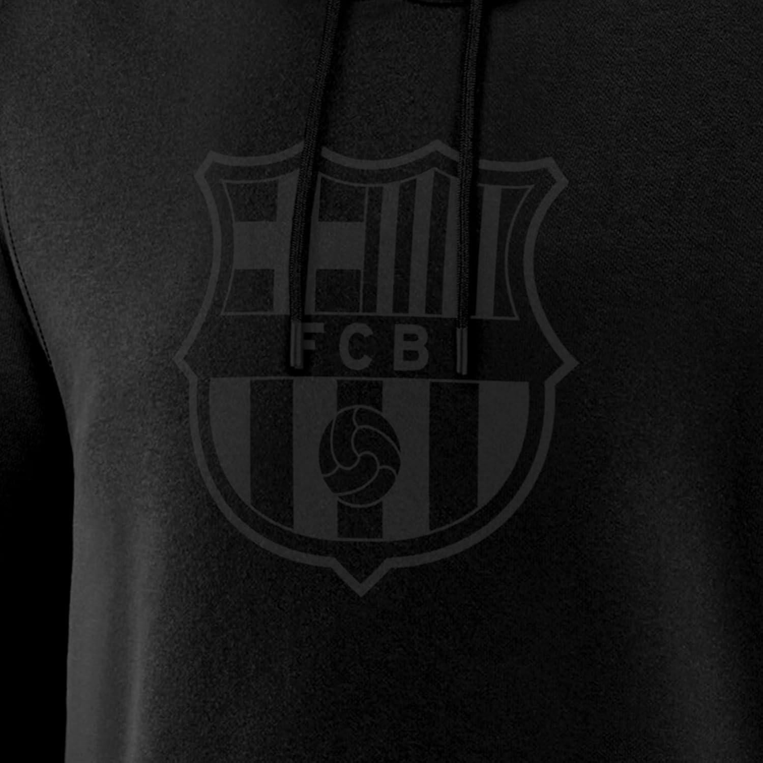 Sudadera con Capucha Icon Sports Blackout FC Barcelona Unisex