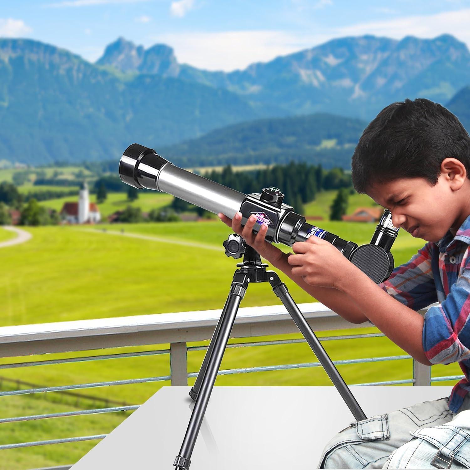 Telescopio ArtCreativity para Principiantes con Tripode y Oculares