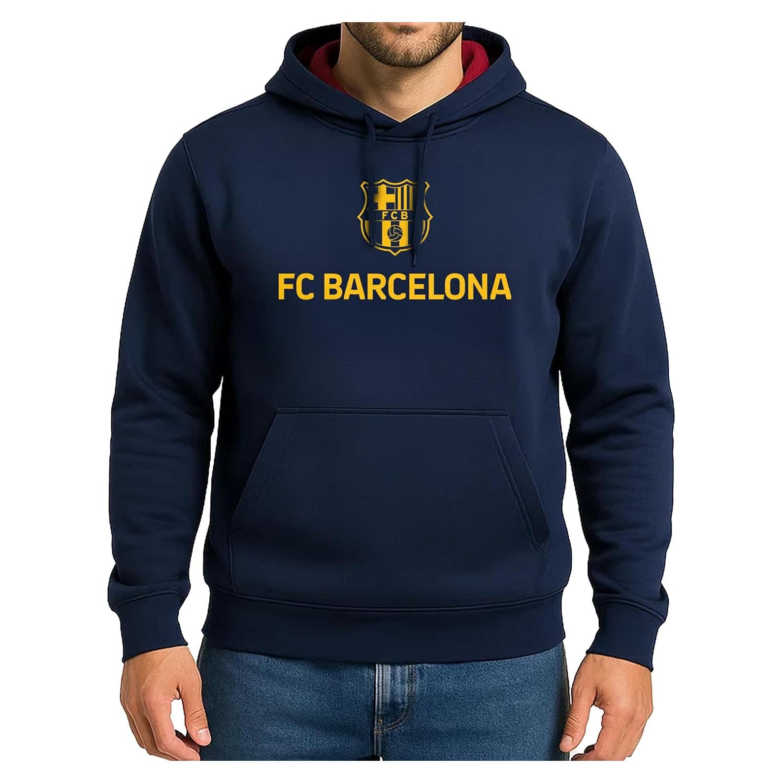 Sudadera con Capucha Icon Sports FC Barcelona Unisex Talla G