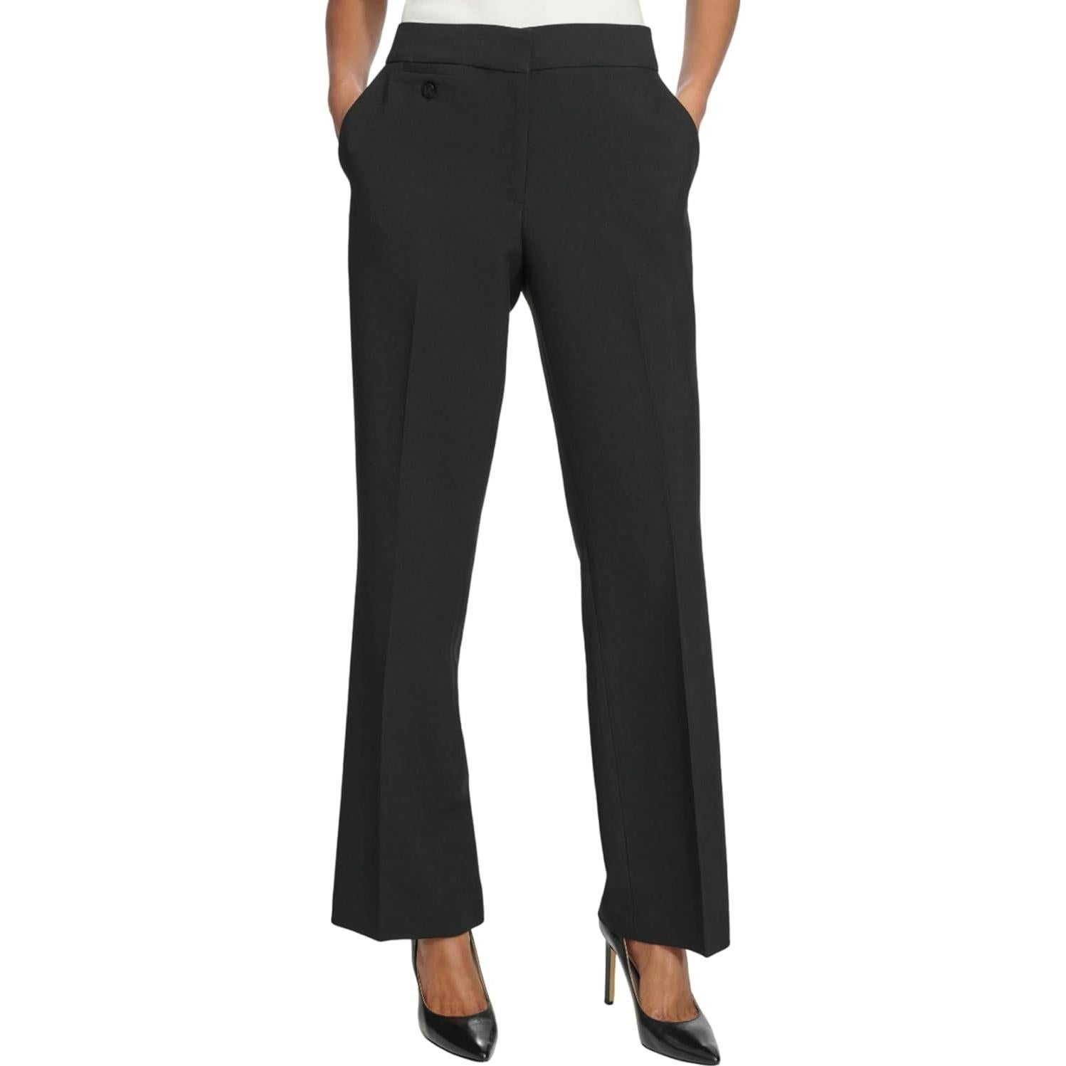 Pantalón de traje clásico mujer Karl Lagerfeld negro 81 cm