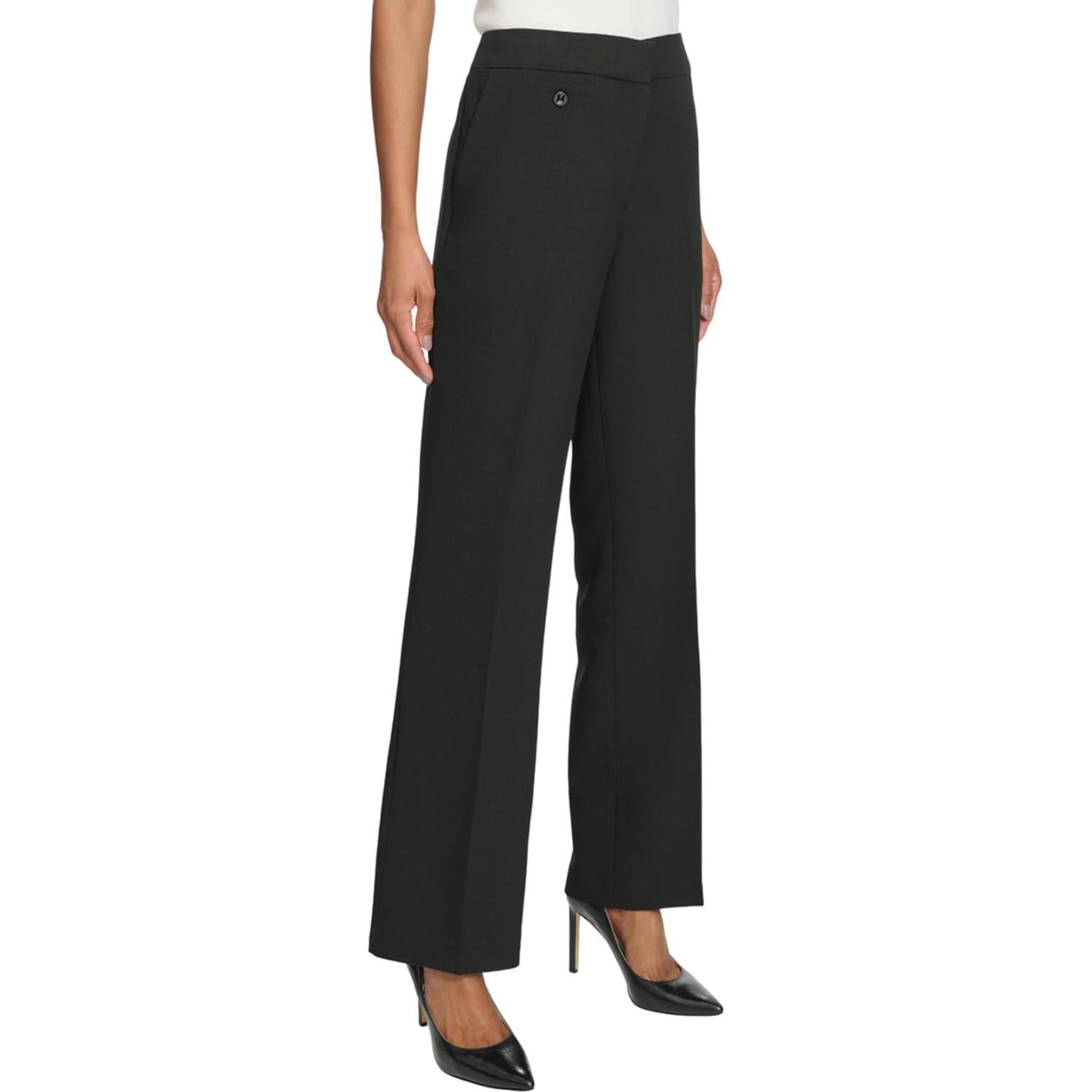Pantalón de traje clásico mujer Karl Lagerfeld negro 81 cm