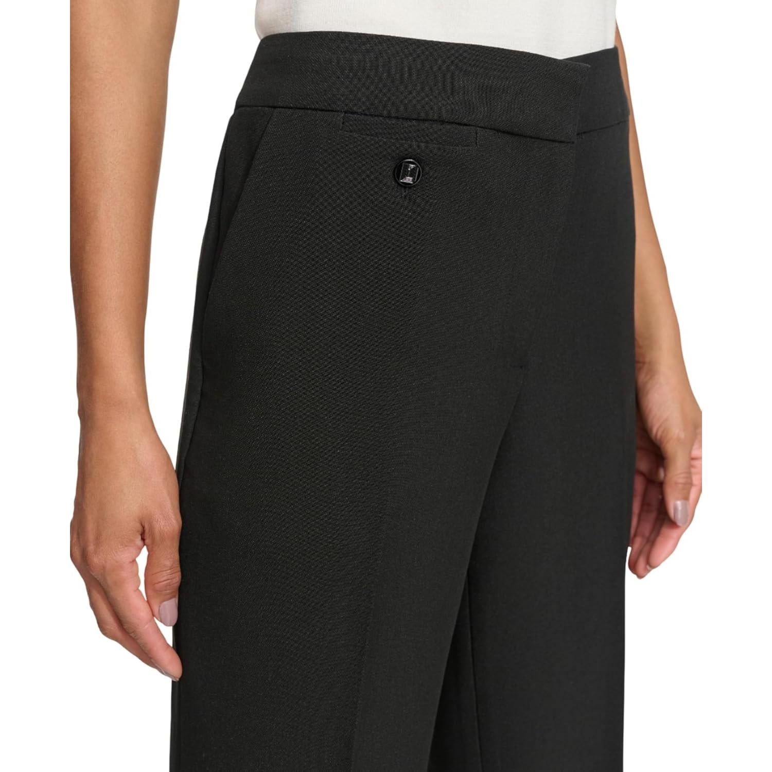 Pantalón de traje clásico mujer Karl Lagerfeld negro 81 cm