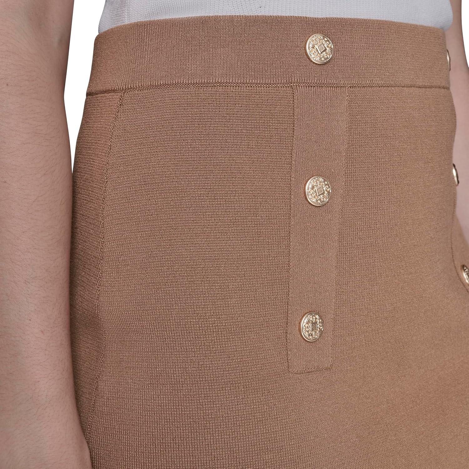 Falda Recta Esencial Karl Lagerfeld para Mujeres - Vicuna