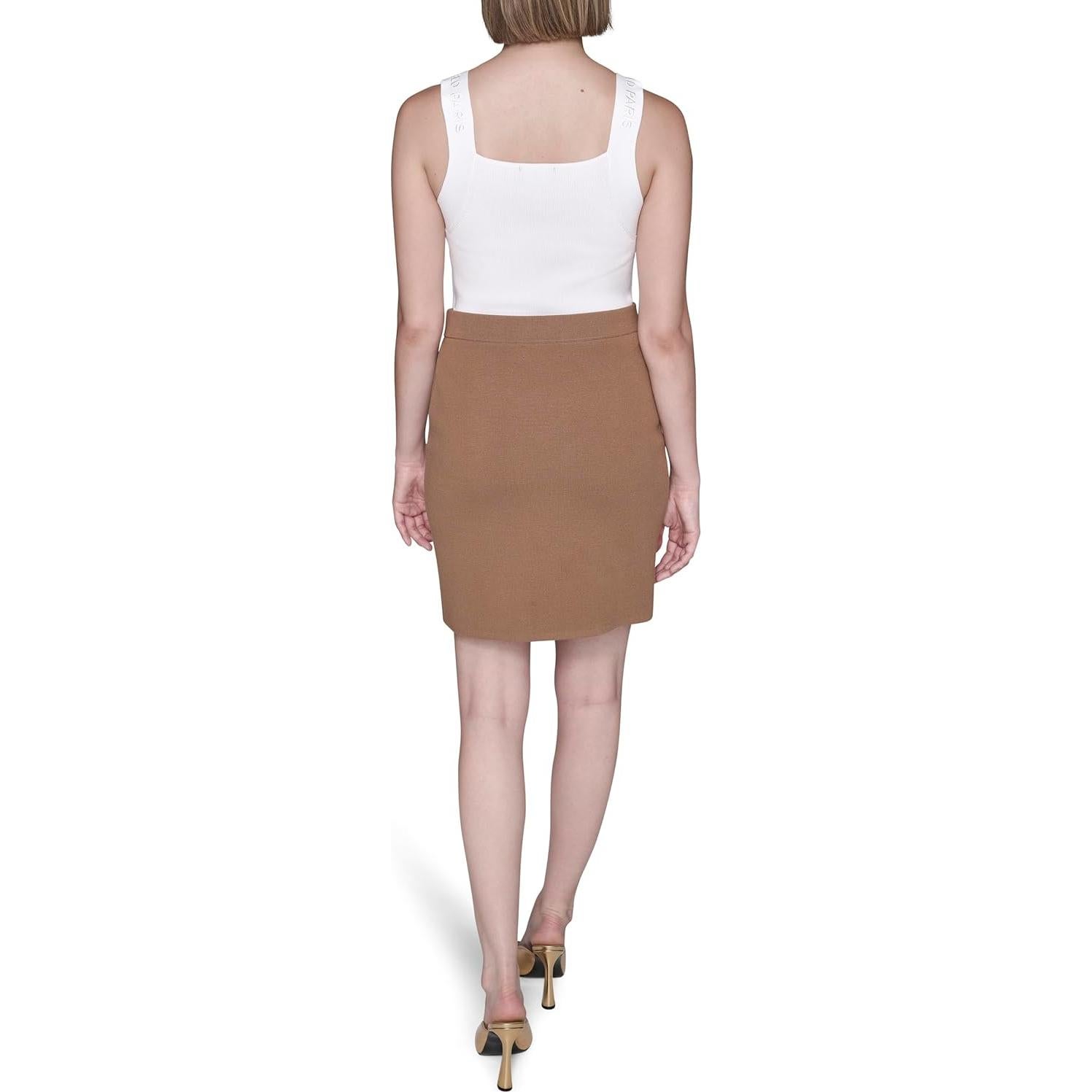 Falda Recta Esencial Karl Lagerfeld para Mujeres - Vicuna