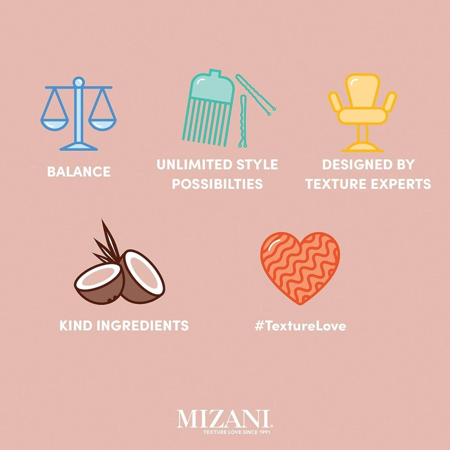 Máscara de Recuperación Mizani Strength Fusion 480g - Tratamiento Nocturno para Cabello Dañado