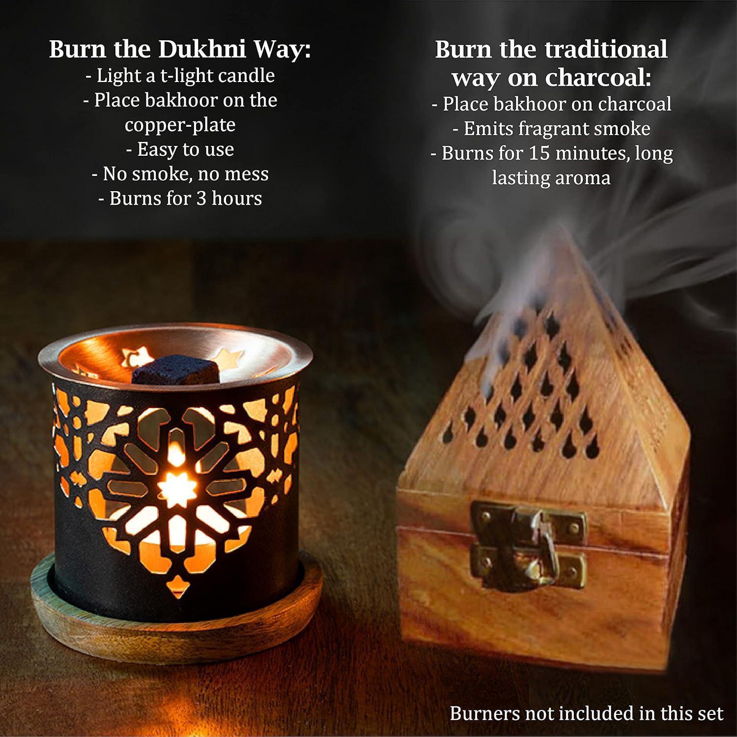 Oud Al Ibtisam Bakhoor Dukhni | 3 Cajas x 9 Piezas | Incienso Árabe