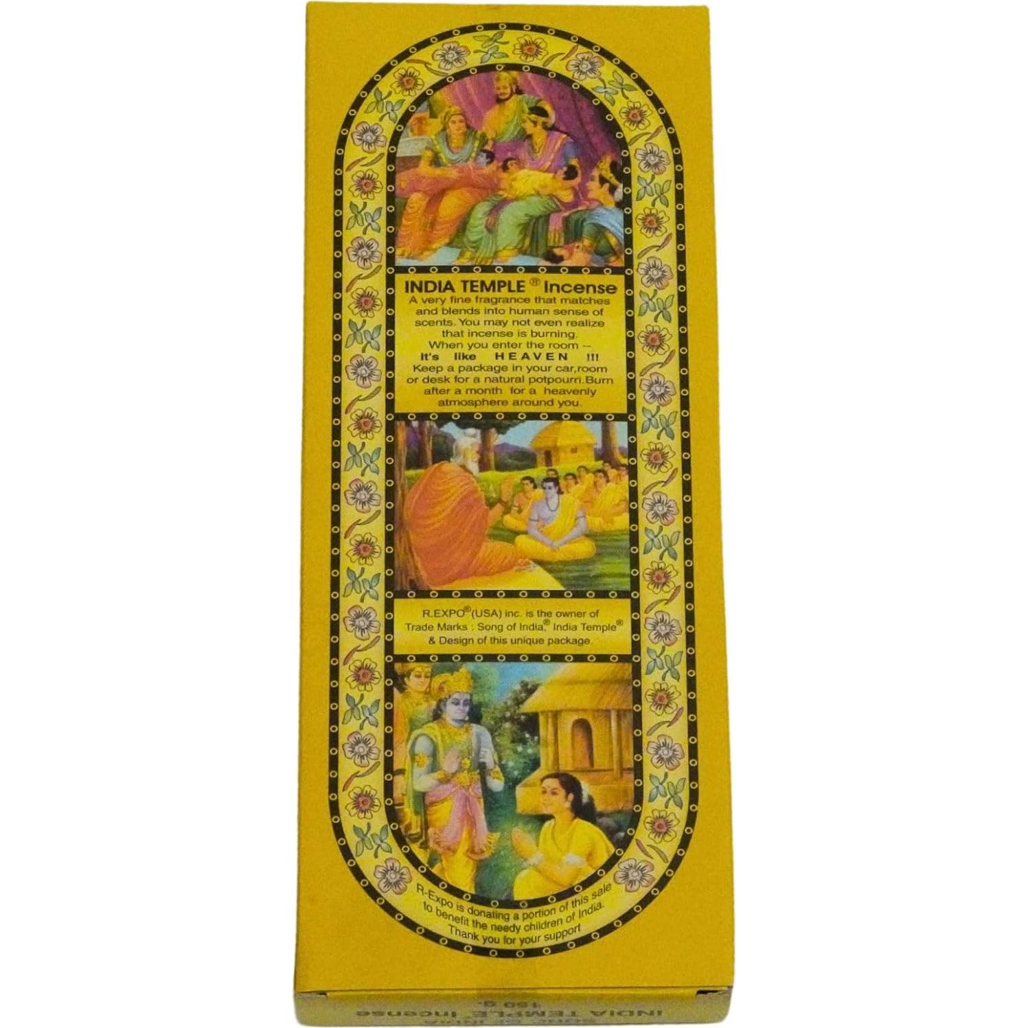 Varitas de Incienso Canción de India - 120 unidades, 166g