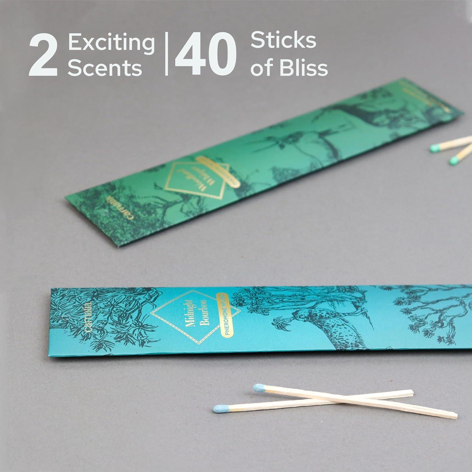 Incienso Carnatia Man Cave - 2 Aromas Masculinos Infundidos