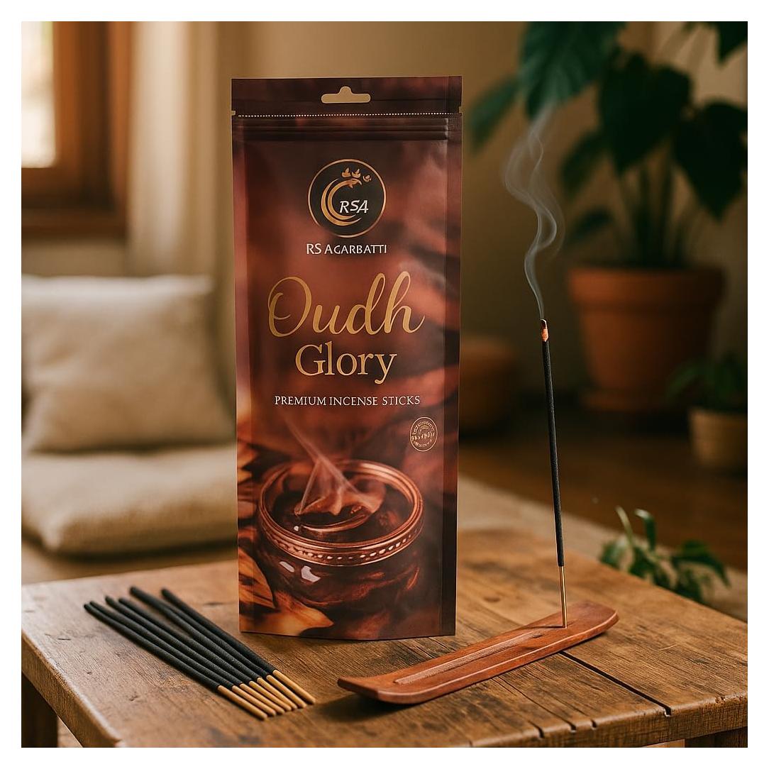 Varitas de Incienso Hashcart Oudh Glory 110g - Aroma Natural